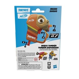 NERF Fortnite Mirco Doggo Dart Gun Microshots Blaster Hasbro Epic Games Pug New