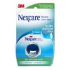 Nexcare Flexible Clear First Aid Tape and Dispenser, Waterproof &