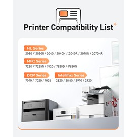 Zstint TN350 Toner Cartridge Black 2-Pack Replacement for Brother TN-350 TN350 Compatible with Brother HL-2070N HL-2040 MFC-7420 MFC-7820n intellifax 2820 2920 2850 DCP-7010 DCP-7020 MFC-7220 7225N Printer