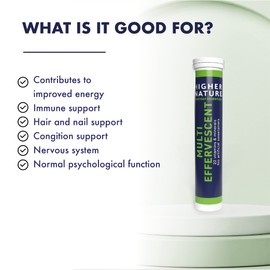 Higher Nature - Multi Effervescent - Over 22 Essential Vitamins - Effervescent Multivitamins - Gluten Free - Multivitamin Vegetarian - 20 Tablets