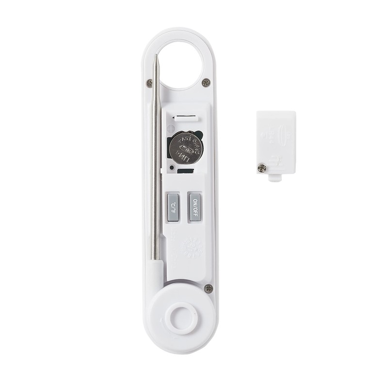 Taylor Folding Stem Display Food Instant Read Digital Thermometer, 0.7