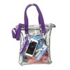 K-Cliffs Heavy Duty Clear Tote Deluxe See Through Messenger Work