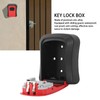Key Lock Box Alloy Portable Wall Mounted 4 Digit Combination
