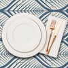 Oval Tablecloth Blue Modern Geometric Oval Tablecloth, Blue Oval Tablecloth,