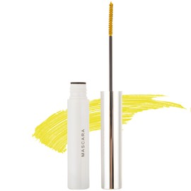 Waterproof Mascara for Eyes White Black Brown Purple Long-lasting colored Mascara Eye Makeup Fast-Dry (Yellow, 0.17 Fl Oz)