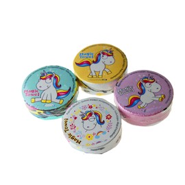 KAMACA Magic Towels, Cotton, for Children, Gift Idea, Party Bag Gift, Children's Birthday Gift, Travel, Set of 4, Comic Unicorn