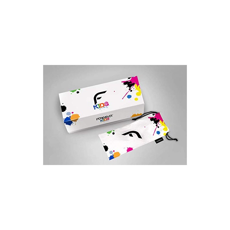 Foreyever Unisex Children's Clip On Sunglasses, Verde, 42, green