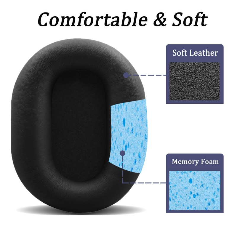Replacement Ear Pads Cushions for Sony WH-CH710N, WH-CH720N Headphones, Earpads