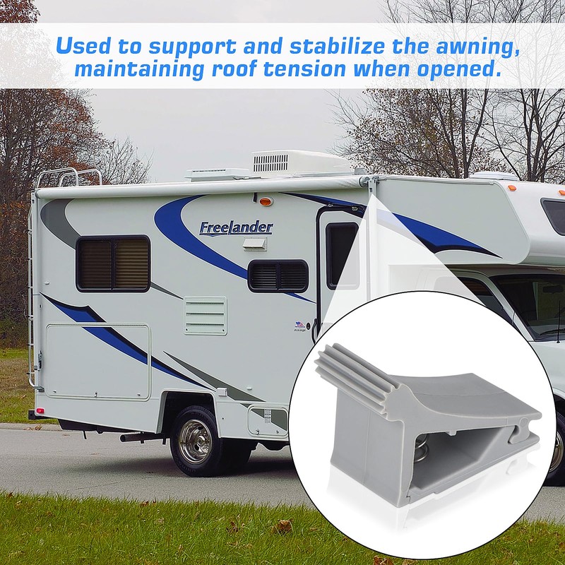 2 Sets RV Awning Arm Slider Catch Kit, 830472P002 Replace
