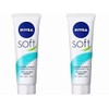 Nivea Soft Skin Care Cream Tube, 1.8 oz (50 g), Set of 2