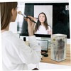 Mikinona Transparent Makeup Brush Holder Organizer Durable Cosmetic Storage Pot