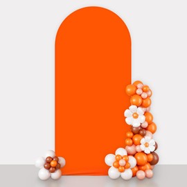 AIBIIN 9.5 x 1.8 m Orange Arch Backdrop for Wedding Ceremony Birthday Party Baby Shower Banquet Decoration