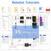 KEYESTUDIO Basic Starter Kit for Microbit V2.2 V1.5 (Not Included),