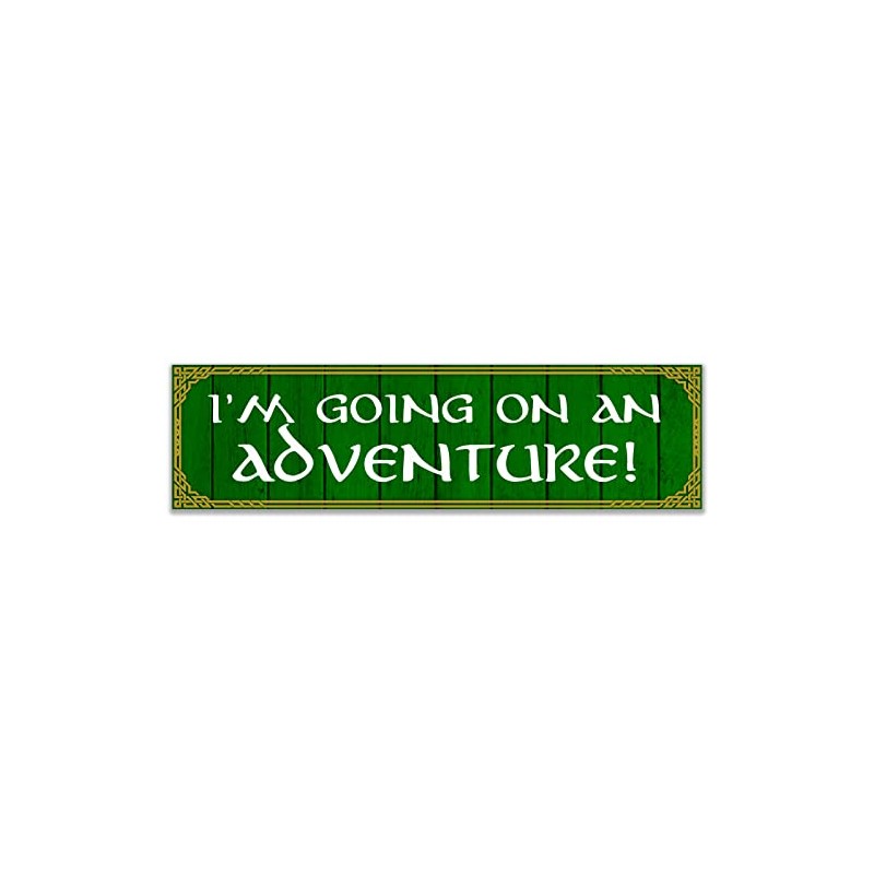 I'm Going On an Adventure Sticker Decal Notebook Car Laptop