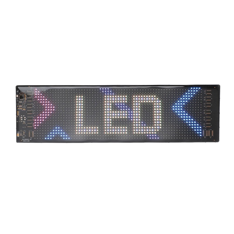 LED Car Sign Professional 13.7x4.0inch Thin Waterproof Scrolling Programmable Flexible