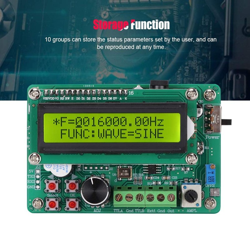 Signal Generator Module Digital LED Display with DDS Scan Function