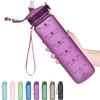 Hyeta 32oz Water Bottles with Straw - Stay Motivated and