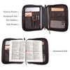 Polare Full Grain Cowhide Leather Bible Cover Church Bag Bible