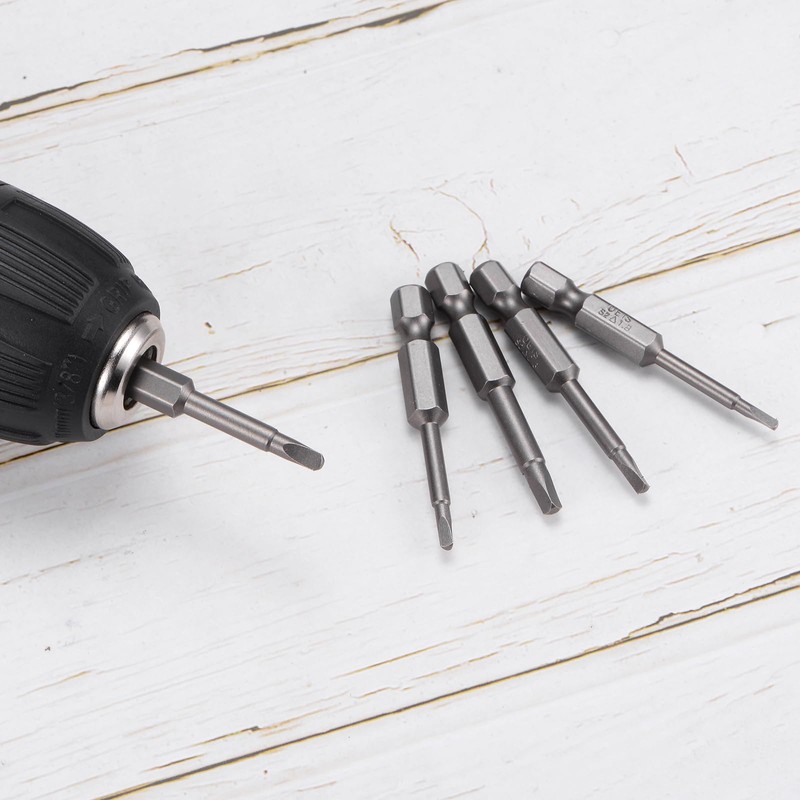 sourcing map 5pcs TA1.8-TA3.0 Triangle Screwdriver Bit 1/4" Hex Shank