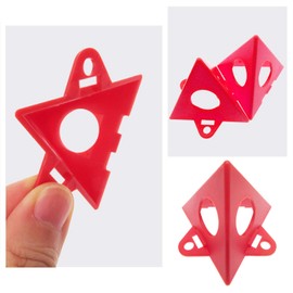 SOUL KOCHIN 50PCS Cone Painting Pyramids Stands, Mini Painting Pyramid Riser Support Stand Accessory for Canvas and Door Risers Support, Painter's Painting Stands with 1 PCS Paint Brush