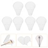 Lurrose 10 Pieces Make-Up Brush Plastic Covers Cosmetic Make-Up Brush