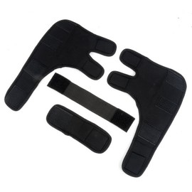 SELMAI Dog Front Leg Brace Support Canine Compression Wrap Shoulder Protects Wounds Brace Hock Joint for Heals Prevents Injuries Sprains, Arthritis Helps Loss of Stability Black L