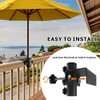 Parasol Holder, Balcony Railing, Adjustable, Space-Saving Parasol Holder, Balcony Diameter