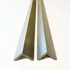 Timberchic River Reclaimed Wooden Wall Outside Corner - Simple Peel and Stick Application - 2 Pack (Driftwood)