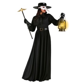 Womens Plague Doctor Fancy Dress Costume X-Small