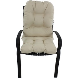 College Covers Everything Comfy Indoor/Outdoor Adirondack Patio Seat Cushion, 49" x 20" x 3", Cream