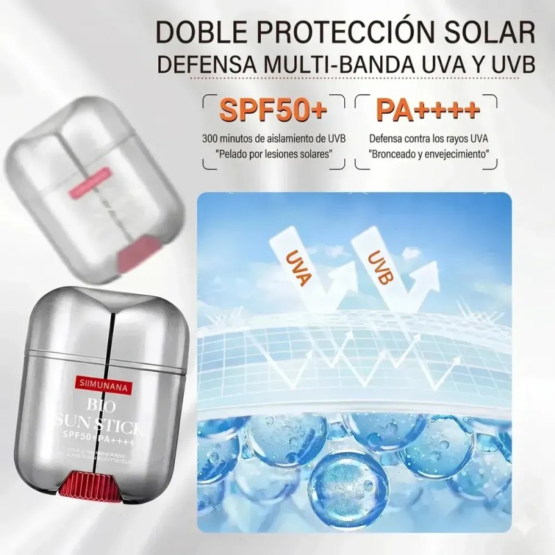Pack de 2 Bloqueadores Solares NOLVENA en Barra FPS 50