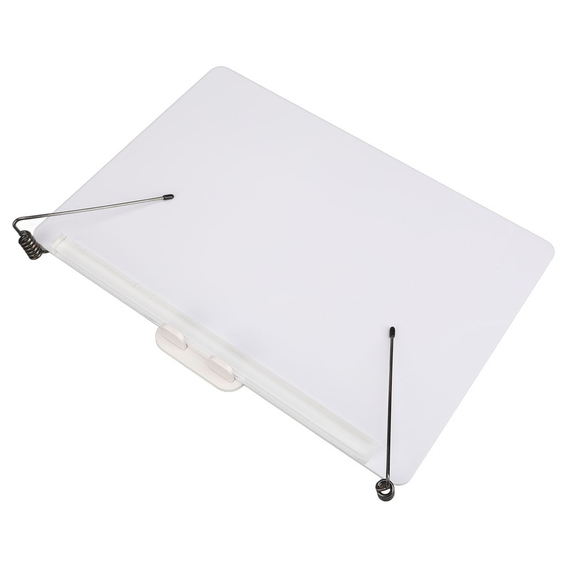 Book Reading Stand Foldable 360 Degree Rotating Book Stand Acrylic