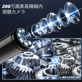 Ennovor Fiberscope 1920P 0.3 inch (7.9 mm) Ultra Fine Scope Endoscope Camera, IP67 Waterproof Endoscope Camera, USB Typc-C Lightning Connection, Microscope, No Charging Required, WIFI Required