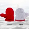 QKURT 2 Pairs of Kid's Ski Mittens,Winter Warm Mittens Thermal