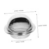 TEHAUX Exhaust Vent Cover Outdoor Wall Mounted Exhaust Vent Cap
