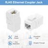 sourcing map 10 Pack Cat 6A Ethernet Coupler, RJ45 Cat6A