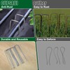 OUPSAUI 10 Inch 11 Gauge Galvanized Landscape Staples Stakes for