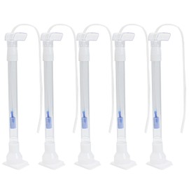 Marsrut 5pcs Under Gravel Filter Aquarium Uplift Tube, Undergravel Bottom Filters for Fish Tanks Water Cleaner Small Board Air Clean System Freshwater Saltwater, Clear Tubing Accessory Kit