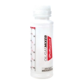 Polisport ProOctane Oil Mixer Bottle - 250ml Transparent Measuring Container - Fuel/Oil Mixing Tool for Off-Road Motorcycles & ATVs