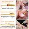 Qianyu 3-Piece Nail Drill Set 5-in-1 Carbide Nail Art Tools