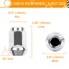 MIKKUPPA M12x1.5 Lug Nuts - Replacement for 2006-2019 Ford Fusion,