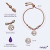LuckyLy Pulsera para Mujer con Dije de Árbol de la