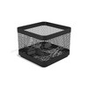 TRU RED Small Stackable Wire Mesh Accessory Holder, Matte Black,