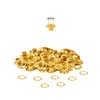 WedDecor 4mm Gold Brass Eyelets Grommets with Washers for Clothing,