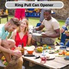 1 pcs Effortless J-Shaped Ring Pull Can Opener - Ideal
