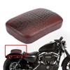 Motorcycle Suction Cup Rear Pillion Passenger Pad Seat for Bobber