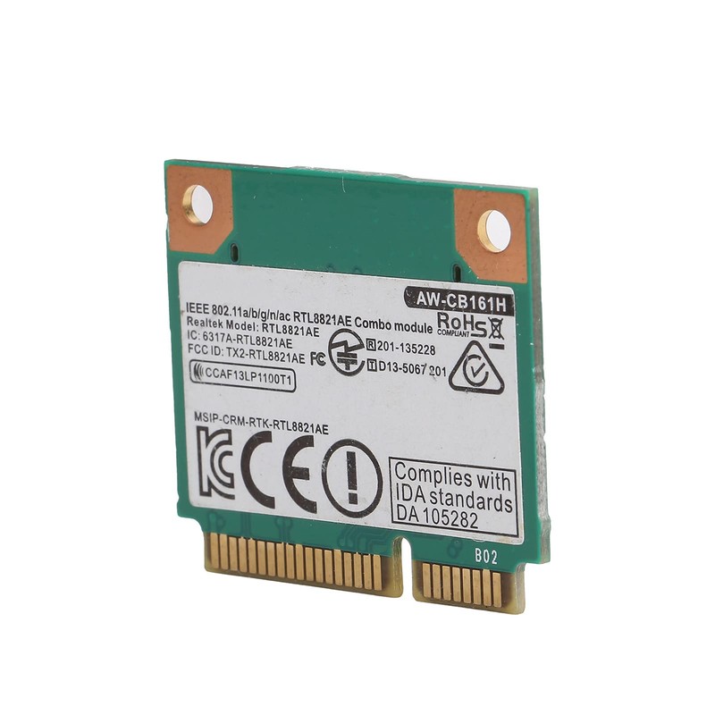 RTL8821AE WiFi Module, PCI-E 2.4/5.0GHz Bluetooth 4.0 Wireless Network Card,