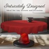 EcoSol Designs - Microfiber Damask Waterproof Tablecloth, Versatile and Functional