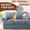 KPPKOU Stretch T Cushion Sofa Slipcover 3 Pieces Sofa Covers