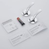 GERUIKE Adhesive Coat Hooks Stainless Steel Self Adhesive Robe Towel